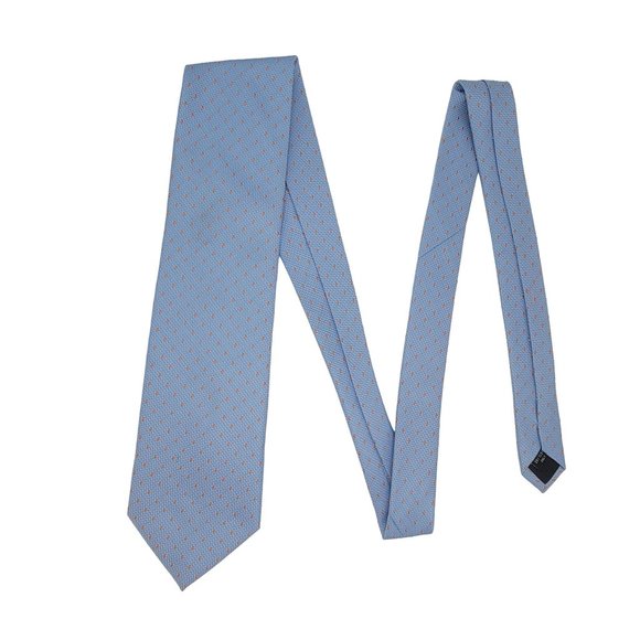 Vintage VENETTO COLLECTION MEN'S Classic TIE Blue 100% POLYESTER Grenadine - Picture 7 of 7